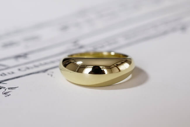 【Regular item】pukku-ring(from a Brass NUT)_完成2