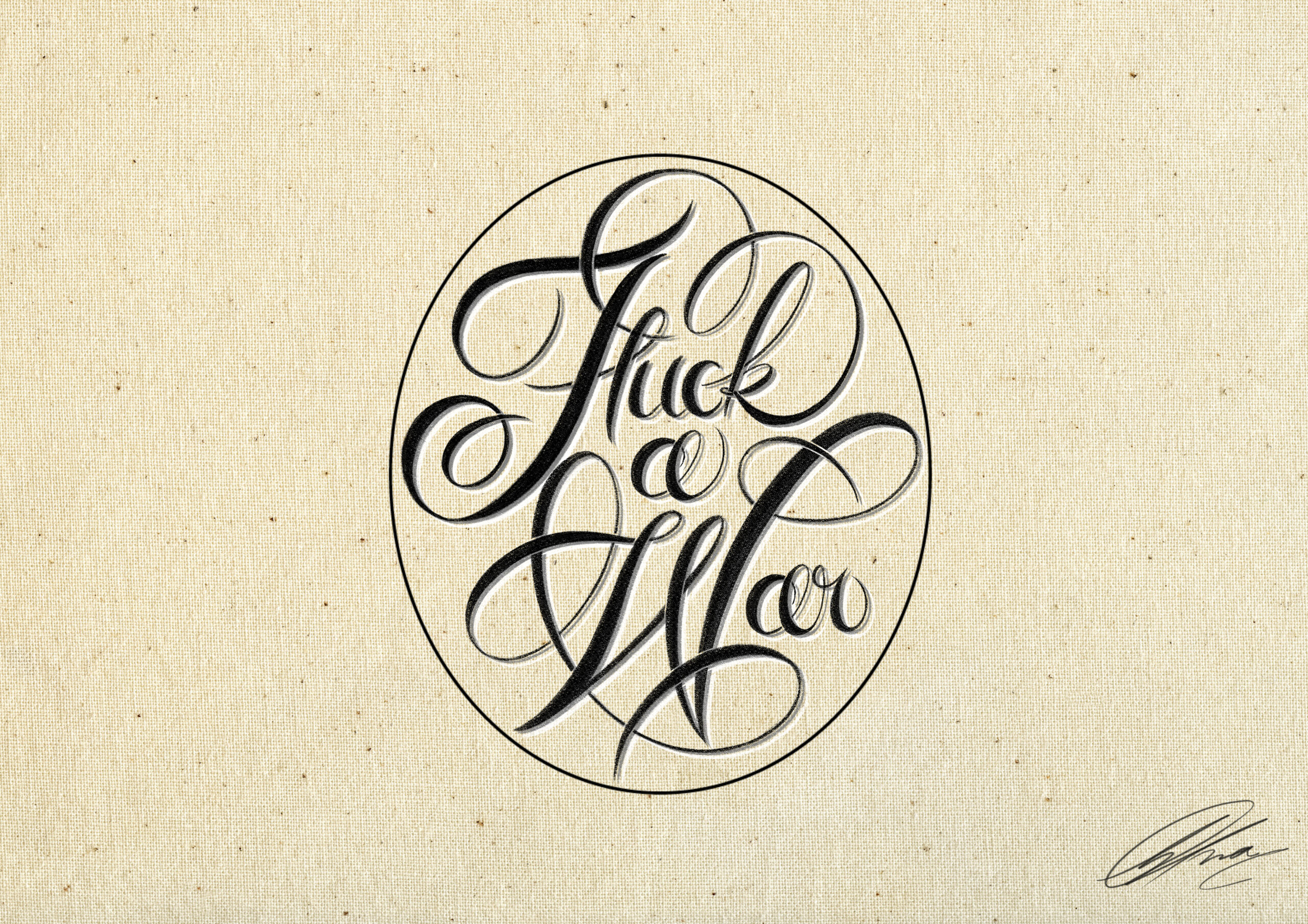 Fock-a-War-カリグラフィー