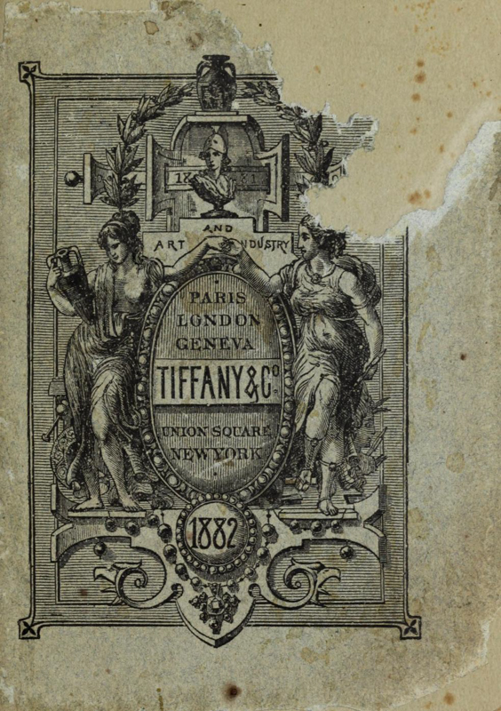 ティファニー社が1882年に発行したカタログ「Blue Book」