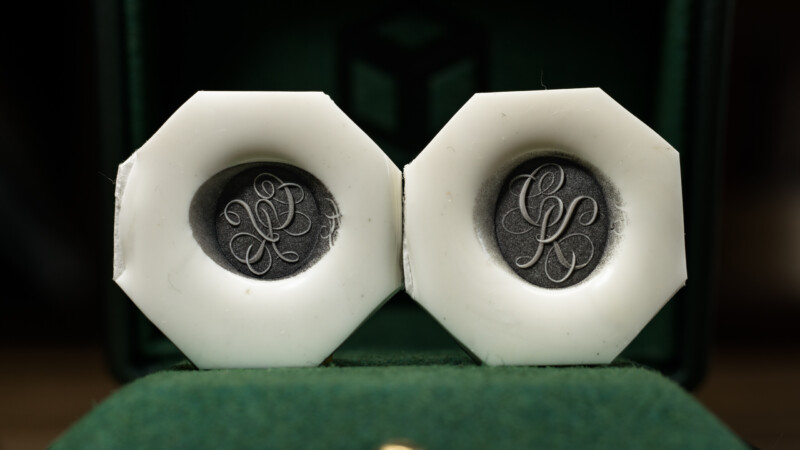 Hand Engraved Oval Signet Rings(K10YG)「CK」＋「AT（側面彫刻）」_23