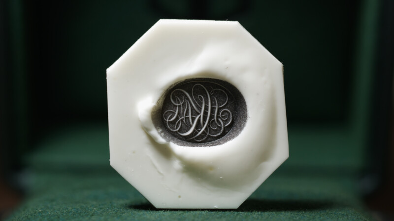 Hand Engraved Landscape Oval Signet Ring(Sv925) 「HKM」14