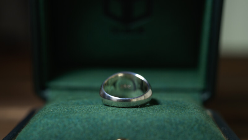 Hand Engraved Landscape Oval Signet Ring(Sv925) 「HKM」8