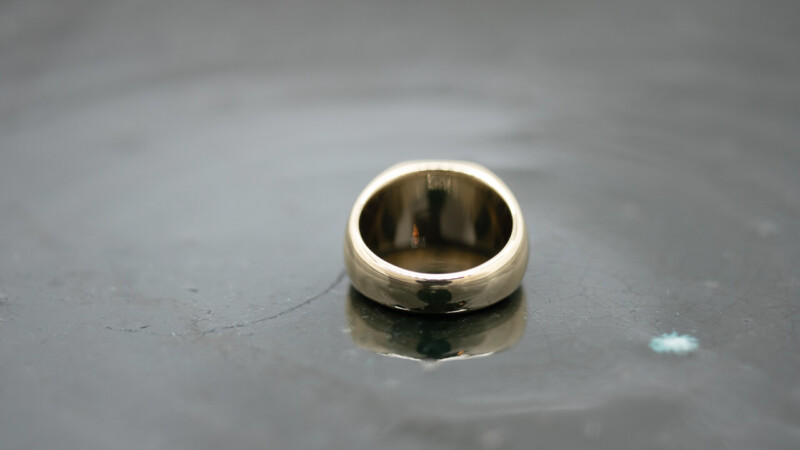 【Bespoke Order】鍛造 unMe-sU Signet ring(Brass) 【Bespoke Order】鍛造 unMe-sU Signet ring(Brass)
