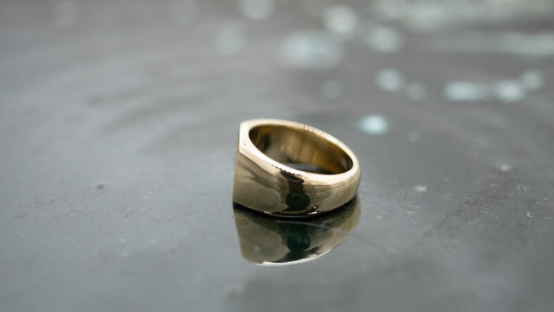 【Bespoke Order】鍛造 unMe-sU Signet ring(Brass) 【Bespoke Order】鍛造 unMe-sU Signet ring(Brass)
