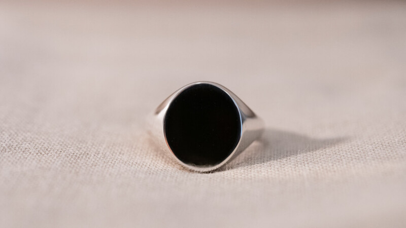 【Regular item】Brass×Silver combination Signet-ring(M)3