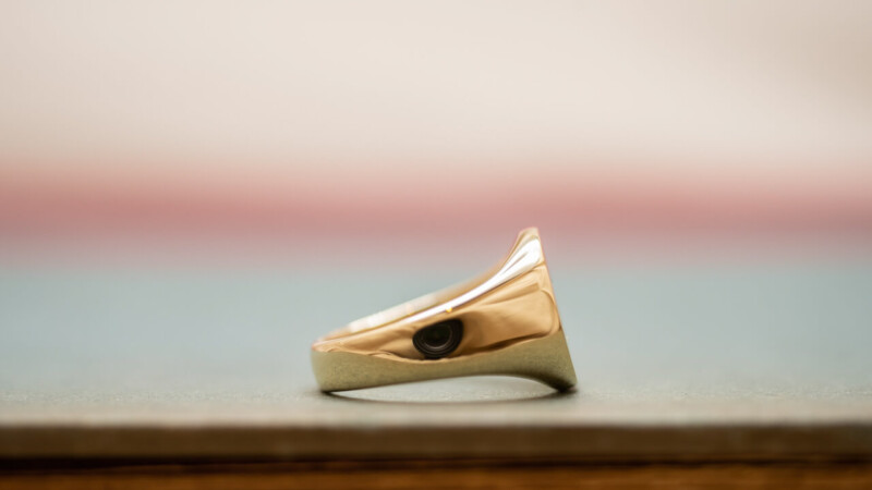 【Bespoke Order】Hand Engraved Signut ring(Brass) face type:Circle8 【Bespoke Order】Hand Engraved Signut ring(Brass) face type:Circle8