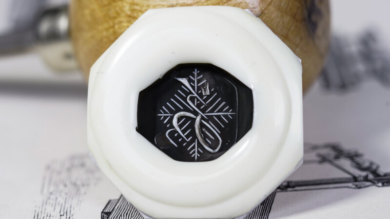 【Semi-custom made】Hand Engraved Octagon Signet Ring(Sv925) 「若、松の葉模様」_6 【Semi-custom made】Hand Engraved Octagon Signet Ring(Sv925) 「若、松の葉模様」_6