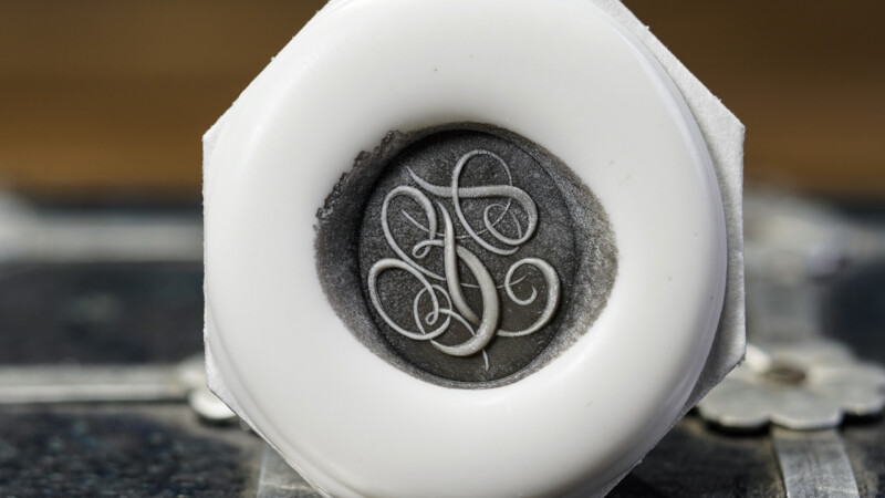 Hand Engraved Oval Signet Ring(K9YG)「TE」_10 Hand Engraved Oval Signet Ring(K9YG)「TE」_10