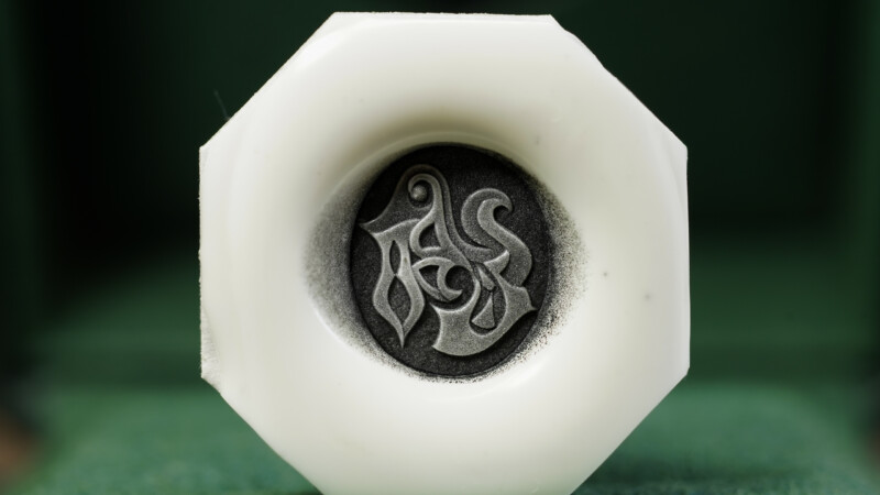 Hand Engraved Oval Signet Ring(Silver925)「Adamis」_11