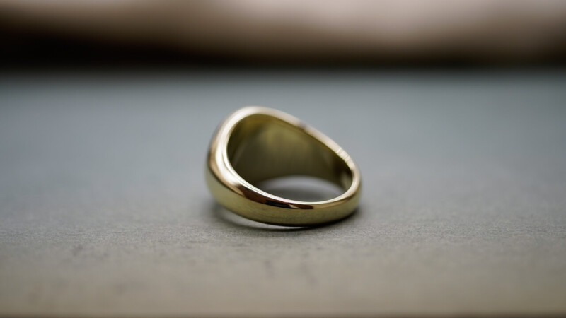 【Bespoke Order】鍛造 Signet ring(Brass) face type:Circle4 【Bespoke Order】鍛造 Signet ring(Brass) face type:Circle3