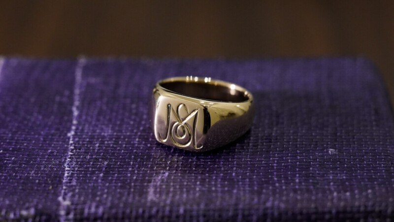 【Bespoke Order】Hand Engraved Signet ring face type:Square2 【Bespoke Order】Hand Engraved Signet ring face type:Square2