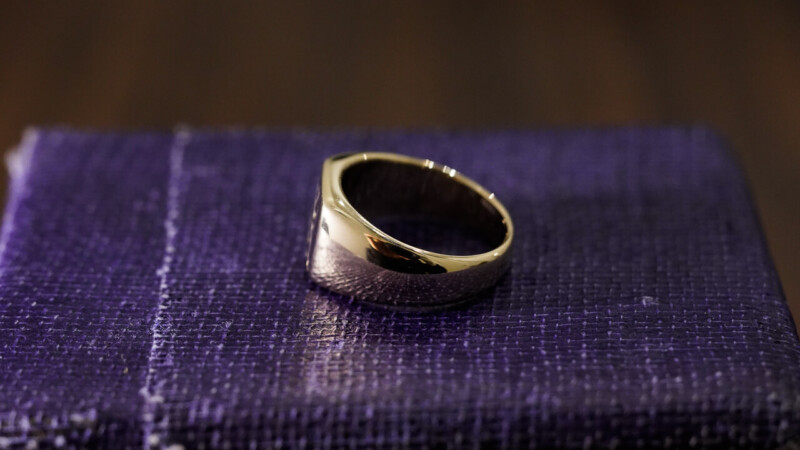 【Bespoke Order】Hand Engraved Signet ring face type:Square3 【Bespoke Order】Hand Engraved Signet ring face type:Square3