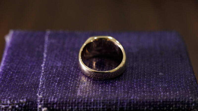 【Bespoke Order】Hand Engraved Signet ring face type:Square4 【Bespoke Order】Hand Engraved Signet ring face type:Square4