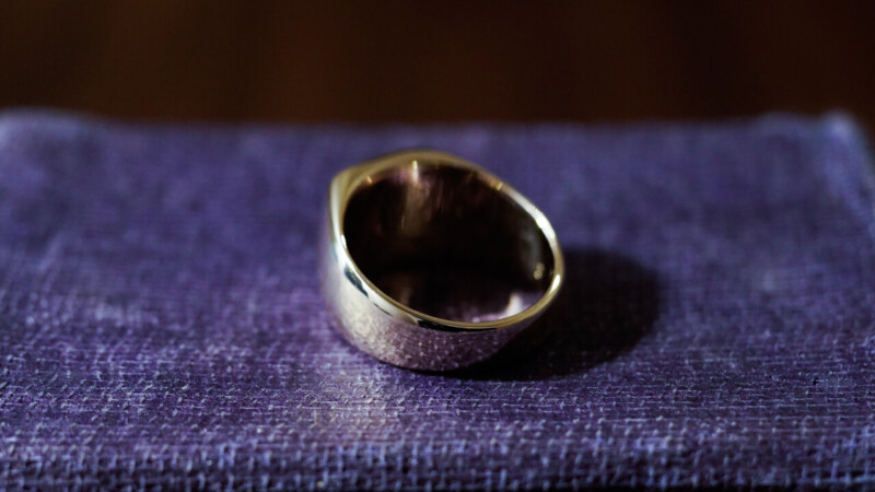 【Bespoke Order】Hand Engraved 『10KYO』 Square Signet Ring(9ct Gold) KM_5 【Bespoke Order】Hand Engraved 『10KYO』 Square Signet Ring(9ct Gold) KM_5