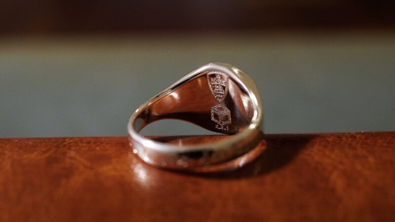 【Semi-custom made】The My Way×KUBUS Hand Engraved Octagon Signet Ring(Sv925) M7＆more4