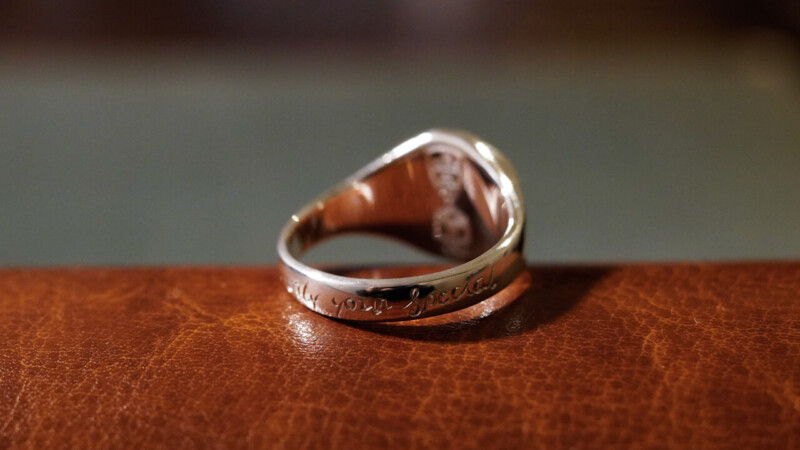 【Semi-custom made】The My Way×KUBUS Hand Engraved Octagon Signet Ring(Sv925) M7＆more3
