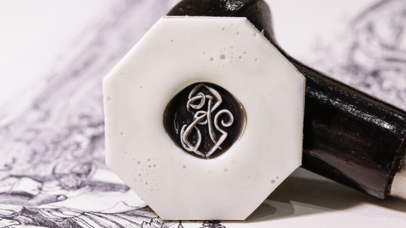 【Semi-custom made】Hand Engraved Oval Signet Ring(Sv925) 「RS」_6