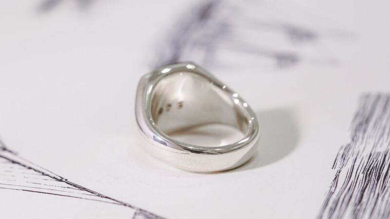 【Bespoke Order】Hand Engraved Curvaceous Square Signet Ring(Sv925)「SSSR」_10 【Bespoke Order】Hand Engraved Curvaceous Square Signet Ring(Sv925)「SSSR」_10