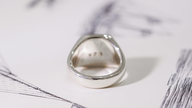 【Bespoke Order】Hand Engraved Curvaceous Square Signet Ring(Sv925)「SSSR」_11 【Bespoke Order】Hand Engraved Curvaceous Square Signet Ring(Sv925)「SSSR」_11