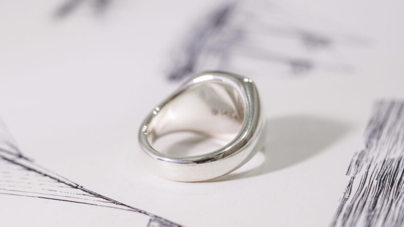 【Bespoke Order】Hand Engraved Curvaceous Square Signet Ring(Sv925)「SSSR」_13 【Bespoke Order】Hand Engraved Curvaceous Square Signet Ring(Sv925)「SSSR」_13