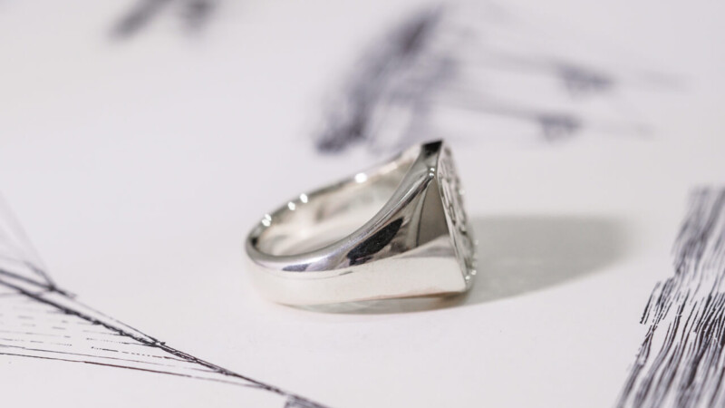 【Bespoke Order】Hand Engraved Curvaceous Square Signet Ring(Sv925)「SSSR」_14 【Bespoke Order】Hand Engraved Curvaceous Square Signet Ring(Sv925)「SSSR」_14