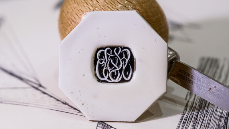 【Bespoke Order】Hand Engraved Curvaceous Square Signet Ring(Sv925)「SSSR」_3 【Bespoke Order】Hand Engraved Curvaceous Square Signet Ring(Sv925)「SSSR」_3
