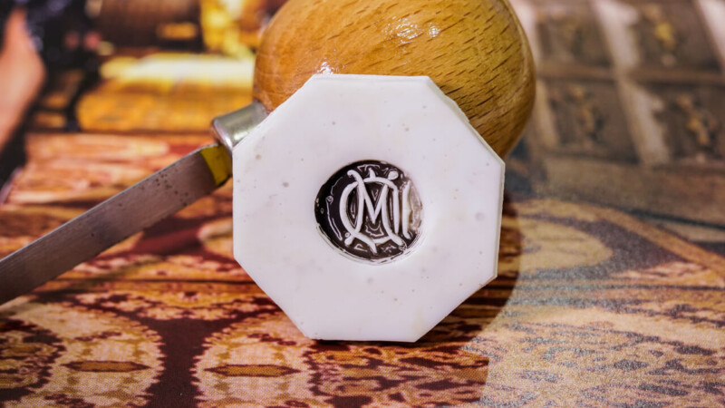 【Bespoke Order】Hand Engraved Circle Signet Ring(18ct Yellow Gold)「MD」_4 【Bespoke Order】Hand Engraved Circle Signet Ring(18ct Yellow Gold)「MD」_4