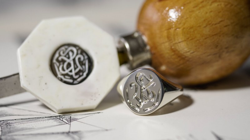 【Semi-custom made】Glayage KYOTO×KUBUS Hand Engraved Oval Signet Ring(Sv925) 「SK」+lightning motif(option) 【Semi-custom made】Glayage KYOTO×KUBUS Hand Engraved Oval Signet Ring(Sv925) 「SK」+lightning motif(option)