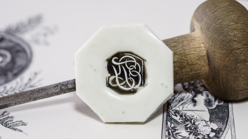 【Semi-custom made】Hand Engraved Octagon Signet Ring(Sv925) 「TY」_11 【Semi-custom made】Hand Engraved Octagon Signet Ring(Sv925) 「TY」_11