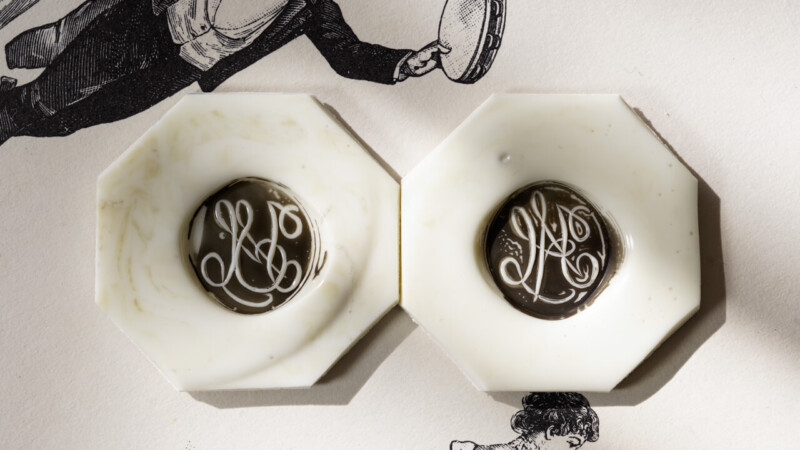【Semi-custom made】Hand Engraved Pair Oval Signet Ring(Brass)「HA」「SH」_10 【Semi-custom made】Hand Engraved Pair Oval Signet Ring(Brass)「HA」「SH」_10