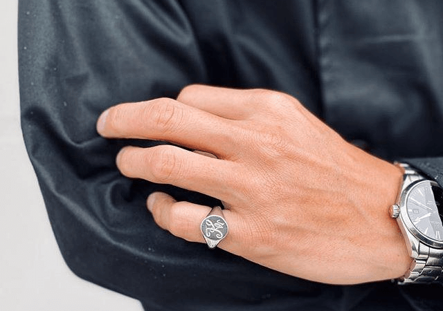 【Semi-custom made】The My Way×KUBUS Hand Engraved Oval Signet Ring(Sv925)7 【Semi-custom made】The My Way×KUBUS Hand Engraved Oval Signet Ring(Sv925)7