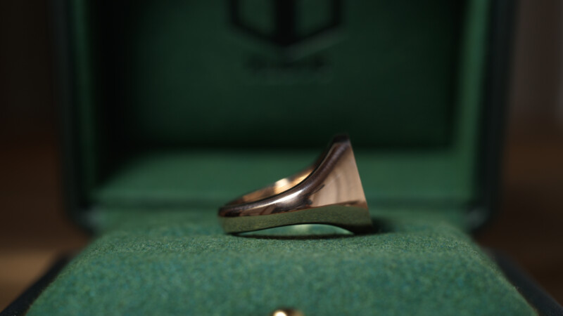 Hand Engraved Oval Signet Ring(K18PG) 「天球儀+天秤+リンゴ」+「JY(側面彫刻)」_13 Hand Engraved Oval Signet Ring(K18PG) 「天球儀+天秤+リンゴ」+「JY(側面彫刻)」_13