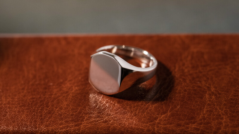 【Regular item】Octagon Signet Ring2