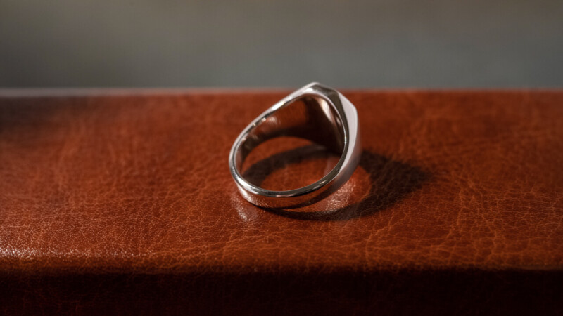 【Regular item】Octagon Signet Ring8