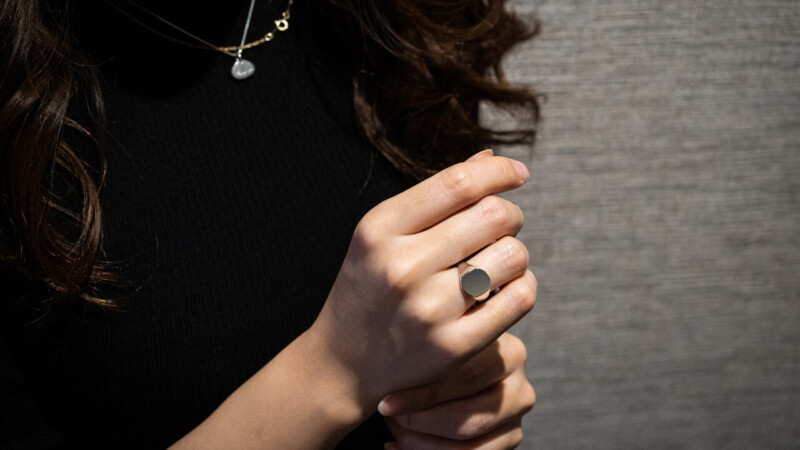 【Regular item】Octagon Signet Ring16