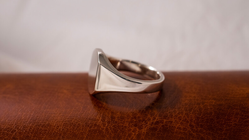 【Regular item】Octagon Signet Ring4