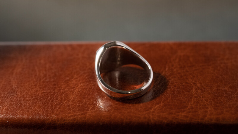 【Regular item】Octagon Signet Ring5