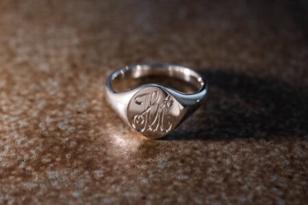 【Semi-custom made】The My Way×KUBUS Hand Engraved Oval Signet Ring(Sv925) HM☆ 【Semi-custom made】The My Way×KUBUS Hand Engraved Oval Signet Ring(Sv925) HM☆