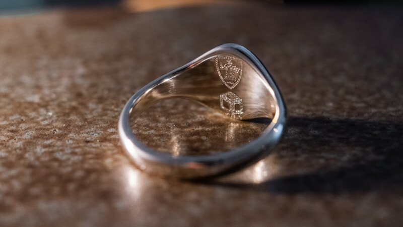 【Semi-custom made】The My Way×KUBUS Hand Engraved Oval Signet Ring(Sv925) HM☆4