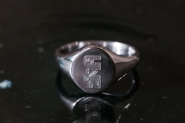 【Semi-custom made】The My Way×KUBUS Oval Signet Ring(Sv925) Machine carved 【Semi-custom made】The My Way×KUBUS Oval Signet Ring(Sv925) Machine carved