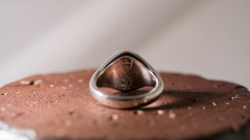 【Semi-custom made】The My Way×KUBUS Hand Engraved Oval Signet Ring(Sv925)6 【Semi-custom made】The My Way×KUBUS Hand Engraved Oval Signet Ring(Sv925)6