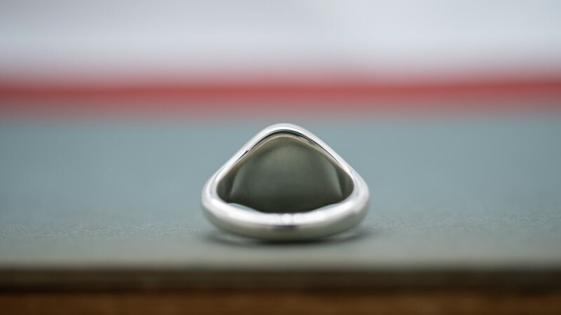【Regular item】Oval Signet Ring(Sterling Silver(Sv925))7