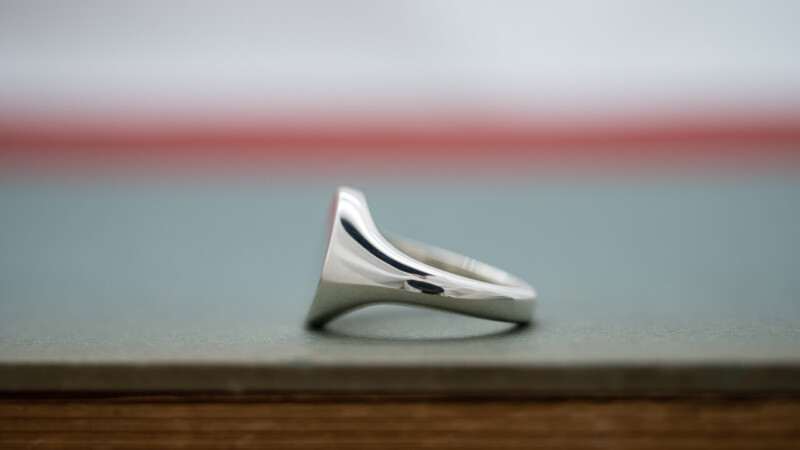 【Regular item】Oval Signet Ring(Sterling Silver(Sv925))5