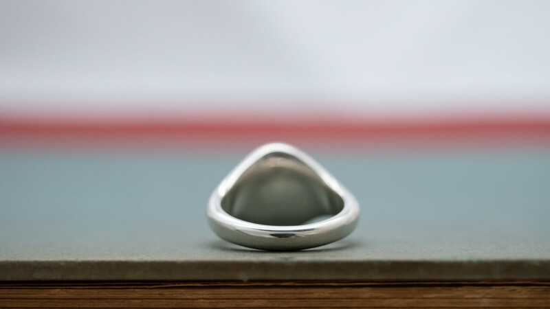 【Regular item】Oval Signet Ring(Sterling Silver(Sv925))7