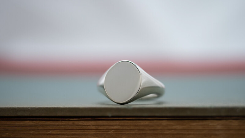 【Regular item】Oval Signet Ring(Sterling Silver(Sv925))3