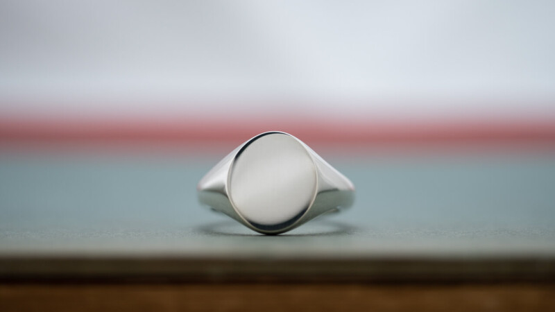 【Regular item】Oval Signet Ring(Sterling Silver(Sv925))2