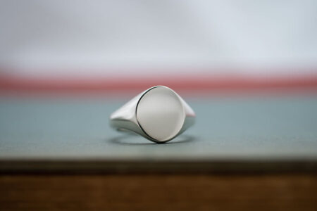 【Regular item】Oval Signet Ring(Sterling Silver(Sv925)) 【Regular item】Oval Signet Ring(Sterling Silver(Sv925))