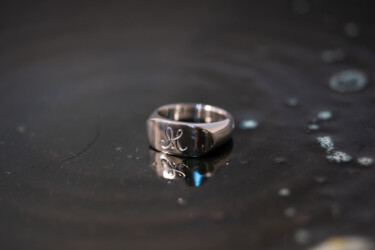 【Semi-custom made】dakon-dakon +engraved ring(Sv925) 【Semi-custom made】dakon-dakon +engraved ring(Sv925)