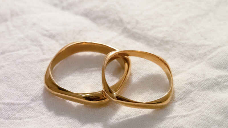 【Bespoke Order】Square pair ring4
