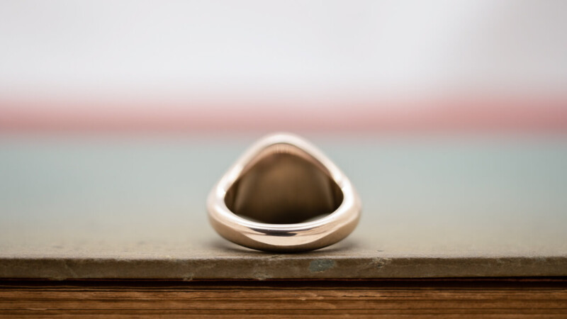 【Regular item】Oval Signet ring(9ct Gold)4 【Regular item】Oval Signet ring(9ct Gold)4